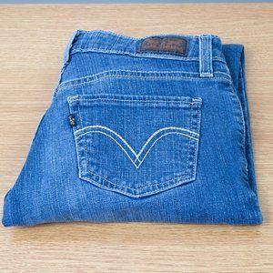 Levi's 535 Leggings 1 (25 X 28) Women's Juniors Denim Jeans Medium Wash
